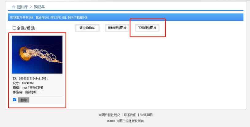 光明图片购买图片流程