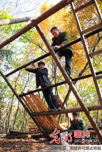 第三届铜奖作品：高山上的护林人家